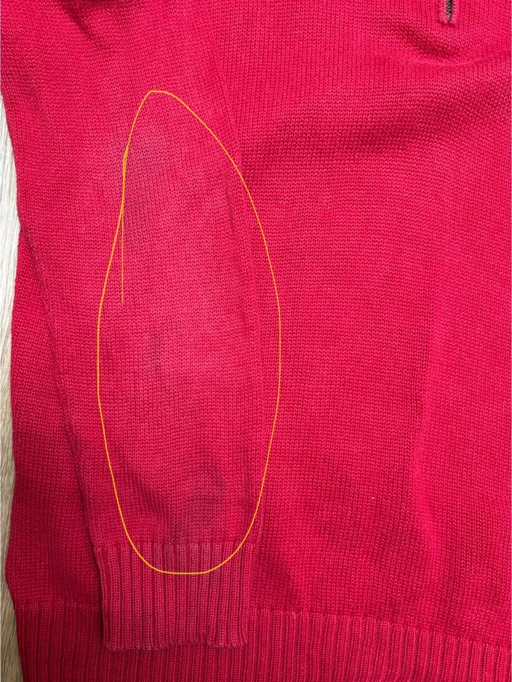 Polo by Ralph Lauren Red Zip-Neck Men's Sweater
